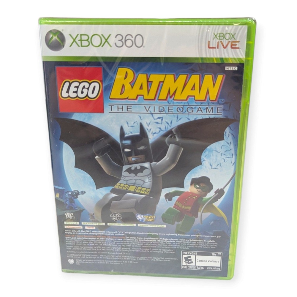 LEGO Batman The Videogame and Pure Xbox 360 Bundle New Sealed Case Damage